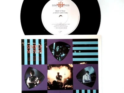 Simple Minds Don't You Forget About Me 7" Vinyl Record  Synth-Pop New Wave 1985 - Image 1 of 4