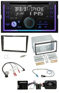 JVC Lenkrad USB 2DIN DAB Bluetooth CD Autoradio für Opel Zafira Corsa D Astra H - Bild 1 von 13