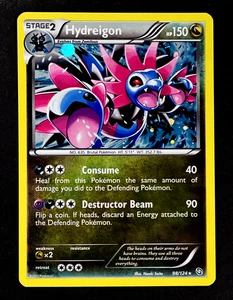 Pokemon HYDREIGON 2012 Dragons Exalted COSMOS HOLO raro set carta 98/124 sanguinamento quasi nuovo - Foto 1 di 5