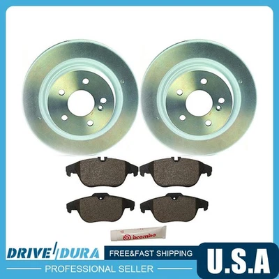 Rotores de freno de disco delanteros Brembo pastillas de freno de cerámica para Mercedes-Benz C280 2007 Foto 1 de 4