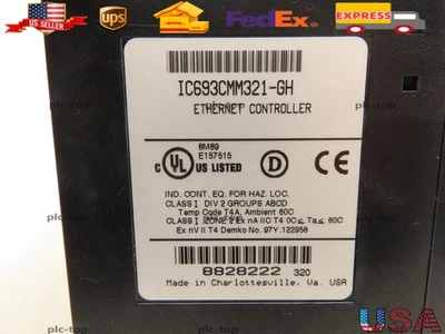 Módulo Controlador Ethernet PLC GE Fanuc IC693CMM321-GH CMM321 Interfaz Foto 1 de 4