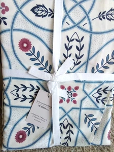 NWT Morris & Co x Williams Sonoma Brophy Trellis Tablecloth 70 x 70 Round - Picture 1 of 3