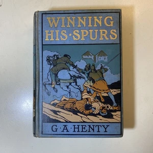 Winning His Spurs A Tale Of The Crusades G. A. Henty c1910 - Picture 1 of 8
