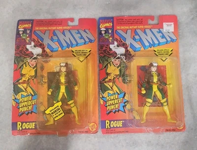2X Figura de Acción X-Men Rogue 1994 Toy Biz Marvel Coleccionable NUEVO ENVÍO GRATUITO Foto 1 de 4