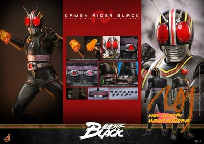 EN STOCK Figura de Acción Hot Toys TMS158 Kamen Rider Negra 1/6 NUEVA Foto 1 de 4
