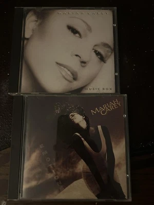 Vintage Mariah Carey CD Lot Music Box + Emotions Columbia Pop R&B 1991 1993 Foto 1 de 3