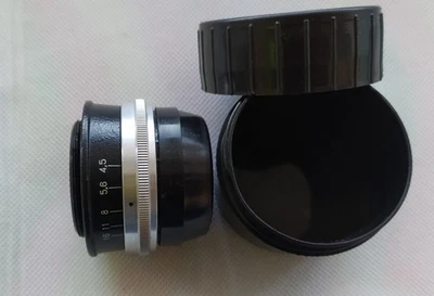 Industar I23U M39 4.5mm/110mm MACRO Lens, Vintage USSR - Image 1 of 4
