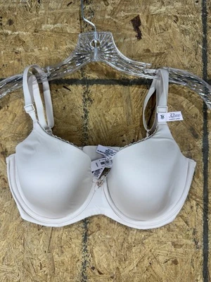 NWT Victoria's Secret 32DDD Marzipan Lightly Lined Lace Body By Demi Bra - Image 1 of 4