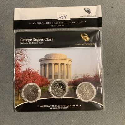 2017 PDS George Rogers National Historic Park ATB Three Coin Set US Mint OGP - Image 1 of 4