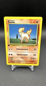 Pokemon GERMAN Base Set 1st EDITION Ponyta (Ponita) 60/102 Near Mint!! - Picture 1 of 2