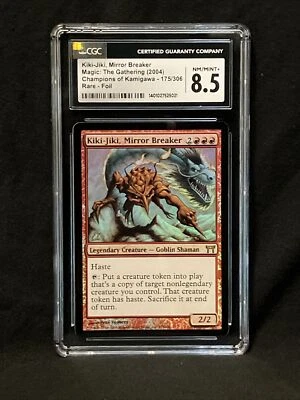 Kiki-Jiki, Mirror Breaker FOIL Champions of Kamigawa NM/M+ CGC (5031) Gr8.5 MTG - Image 1 of 3