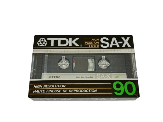 TDK SAX90 90 Minute Blank Cassette