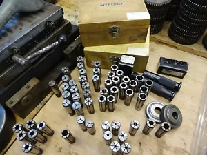 MYFORD COLLETS FOR ML7 ML7R SUPER 7 collet remover collet nose piece - Picture 1 of 6
