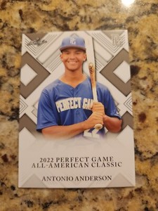 2022 Leaf Perfect Game Classic Antonio Anderson Rookie Card RC 2023 Draft Mint