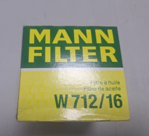 MANN-FILTER Ölfilter W 712/16 Anschraubfilter für FIAT ALFA  LANCIA - Bild 1 von 1