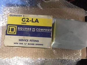 SQUARE D G2-LA SERVICE FITTING HOUSING W/ 3/4IN BUSHED OPENING G2LA - Picture 1 of 1