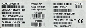 Intel AXXP3SWX08080 8-Port PCIe Gen3 x8 Switch AIC NEW BROWN BOX - Picture 1 of 2