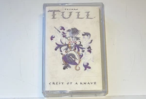 JETHRO TULL Crest Of A Knave Cassette Tape 1987 Chrysalis Play Tested Near Mint - Picture 1 of 5