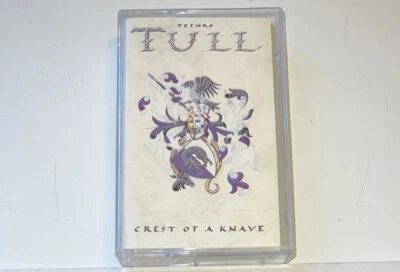 JETHRO TULL Crest Of A Knave Cassette Tape 1987 Chrysalis Play Tested Near Mint - Image 1 of 4