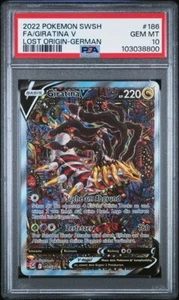 Pokemon PSA 10 Giratina V Lost Origin 186/196 Deutsch - Bild 1 von 1