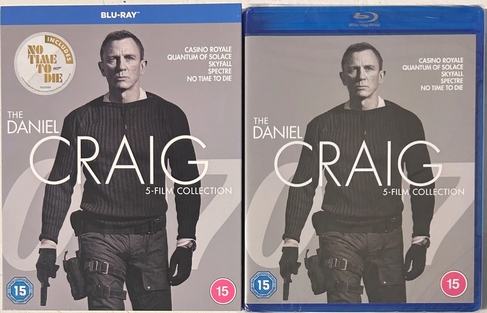 Daniel Craig-James Bond Collection 007[Blu-ray][Region Free]New Sealed-Slipcover - Image 1 of 2