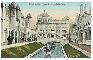 JAPAN BRITISH EXHIBITION, LONDON 1910 - THE LAGOON Postkarte - Bild 1 von 1