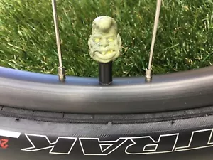 2 Stop & Grind Greg....Walking Dead...Zombie.. Valve Caps..MTB..Kids...Bike - Picture 1 of 3