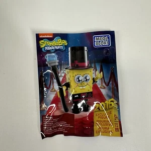 Sponge Bob Mega Bloks Exclusive Comic Con 2015 Figure SDCC SEALED BLIND BAG TOY - Picture 1 of 3
