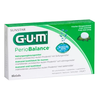 SUNSTAR DEUTSCHLAND GMBH GUM PerioBalance Lutschtabletten Probiotikum 30 St - 90 St - vom med.Fachhändler