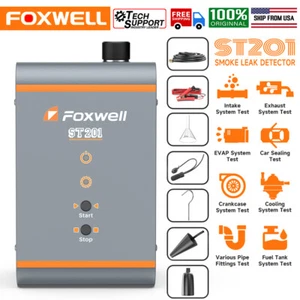 FOXWELL ST201 Auto Smoke Machine Leak Detector Enhanced Pressure Built-in Pump - Picture 1 of 12