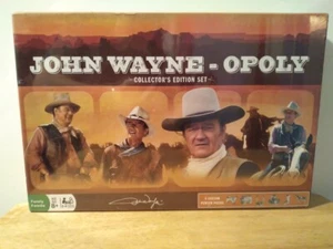 HTF 2017 John Wayne-Opoly Monopoly Special Edition w/ Pewter Tokens New - Picture 1 of 1
