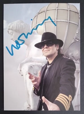 Udo Lindenberg  AK Promotion Turbine 2006 Polydor 1989 handsigniert ungeklebt - Bild 1 von 2