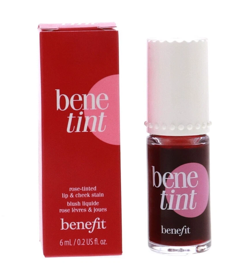Benefit BENETINT розовое пятно для губ и щек, 0,2 жидк. унц. - новое в коробке - Изображение 1 из 1