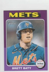 Mini Brett Baty #219 Topps Heritage 2024 púrpura 10/25 New York Mets - Imagen 1 de 1