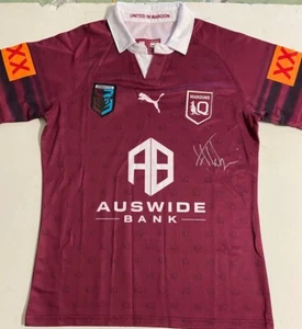 HAMISO TABUAI-FIDOW SIGNED QLD JERSEY - Picture 1 of 3