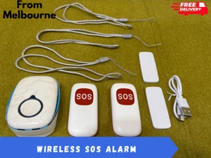 Personal Wireless SOS Alarm System First Aid Emergency Panic Button - Picture 1 of 11