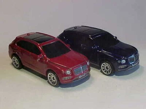 SET 2x 3 ZOLL 2018 Bentley Bentayga Streichholzschachtel 1/64 Druckguss neuwertig lose - Bild 1 von 7