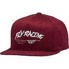 Fly Racing Youth Fly Khaos Hat - Maroon/White 351-0099