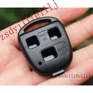 1x For Toyota Land Cruiser LC100 1998-2007 Car Key Head Housing 3Holes Trim - Foto 1 di 1