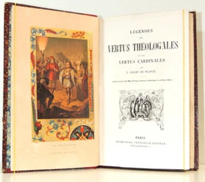 Esoterisme. Legends Of Virtues Theological & Cardinales. J.Collin Plancy - Bild 1 von 4