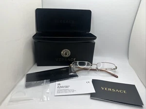 Versace VE1066 Eyeglasses-1053 Bronze Copper Light Brown-50mm T135 S50 Authentic - Picture 1 of 10