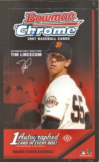 2007 Bowman Chrome MLB Baseball Hobby Box - Image 1 of 1
