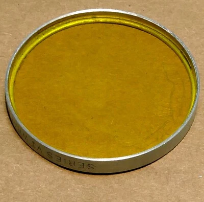 Kodak K2  Wratten Filter series 6 VI drop in type  yellow (coating separation) - Image 1 of 4