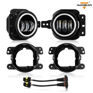 Par de luces antiniebla LED Auxbeam ojos de ángel lámpara giratoria para Jeep Wrangler JL 2018-2023 - Imagen 1 de 12