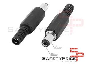 5x Conector alimentacion Macho DC Jack 5,5mm x 2,5mm aereo soldar REF514 - Imagen 1 de 1