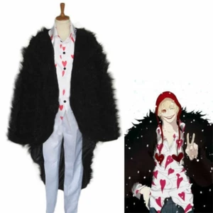 NUEVA Chaqueta One Piece Donquijote Rosinante Corazón Cosplay + Camisa + Pantalón + Sombrero - Imagen 1 de 6