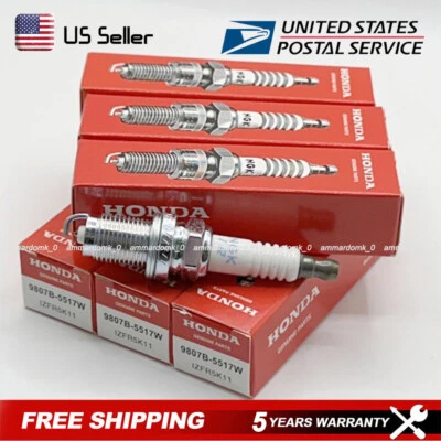 6PCS NGK Iridium Spark Plugs 9807B-5517W IZFR5K11 J35A6 For Honda Odyssey USA - Image 1 of 4