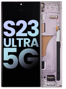 Original Samsung Galaxy S23 Ultra 5G Pantalla OLED Marco Lavanda (Paquete de Servicio) - Imagen 1 de 4