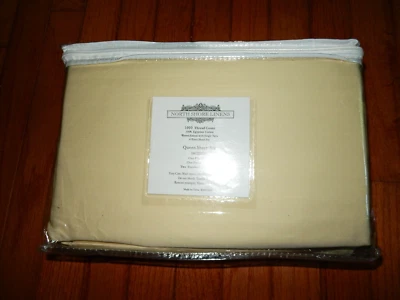 NIB North Shore Linens QUEEN 4 PC SHEET SET 1000 Thread 100% Egyptian Cotton - Image 1 of 4