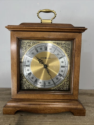 Howard Miller  Mantel Shelf Clock Model 612-588  Chime Quartz USA Cover